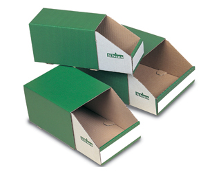 Corrugated Multi-Stack Storage Bins